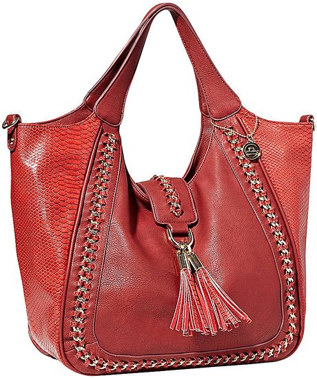 big buddha red purse