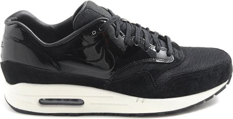 nike air max 1 black leather