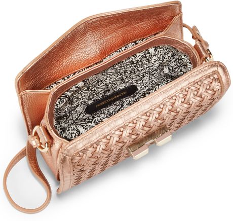 rebecca minkoff gold crossbody