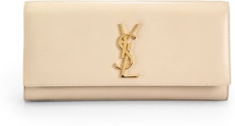 ysl clutch bag nude