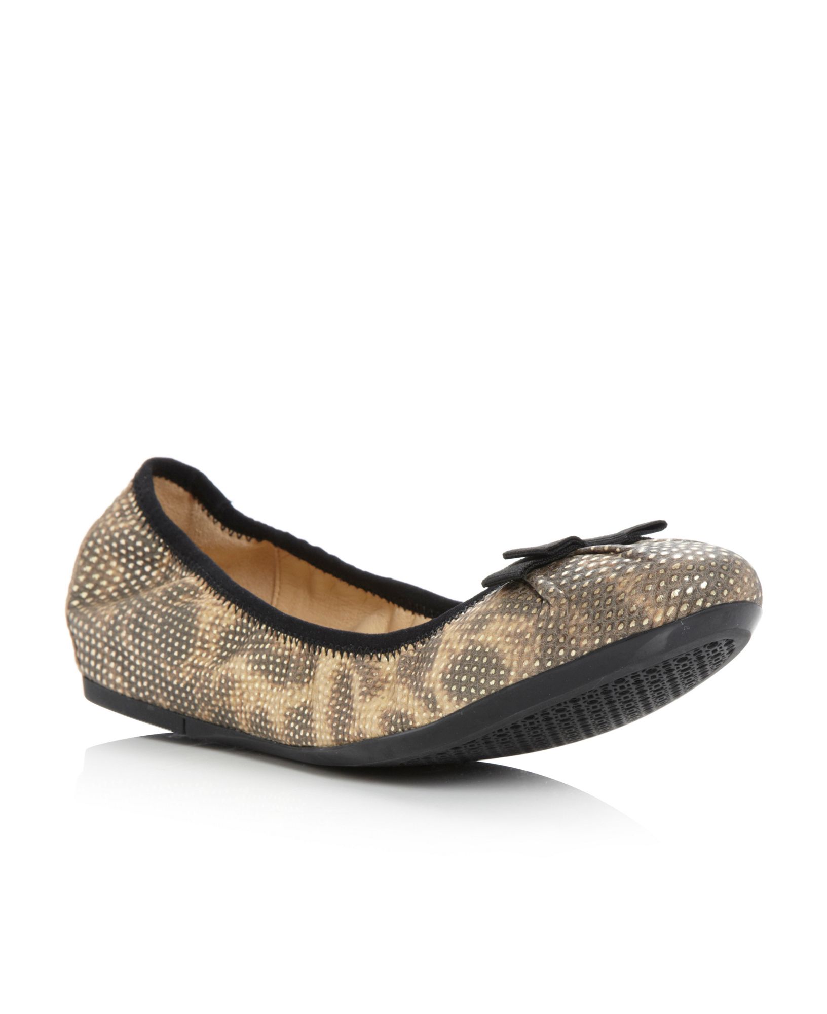 animal print ballet shoes
