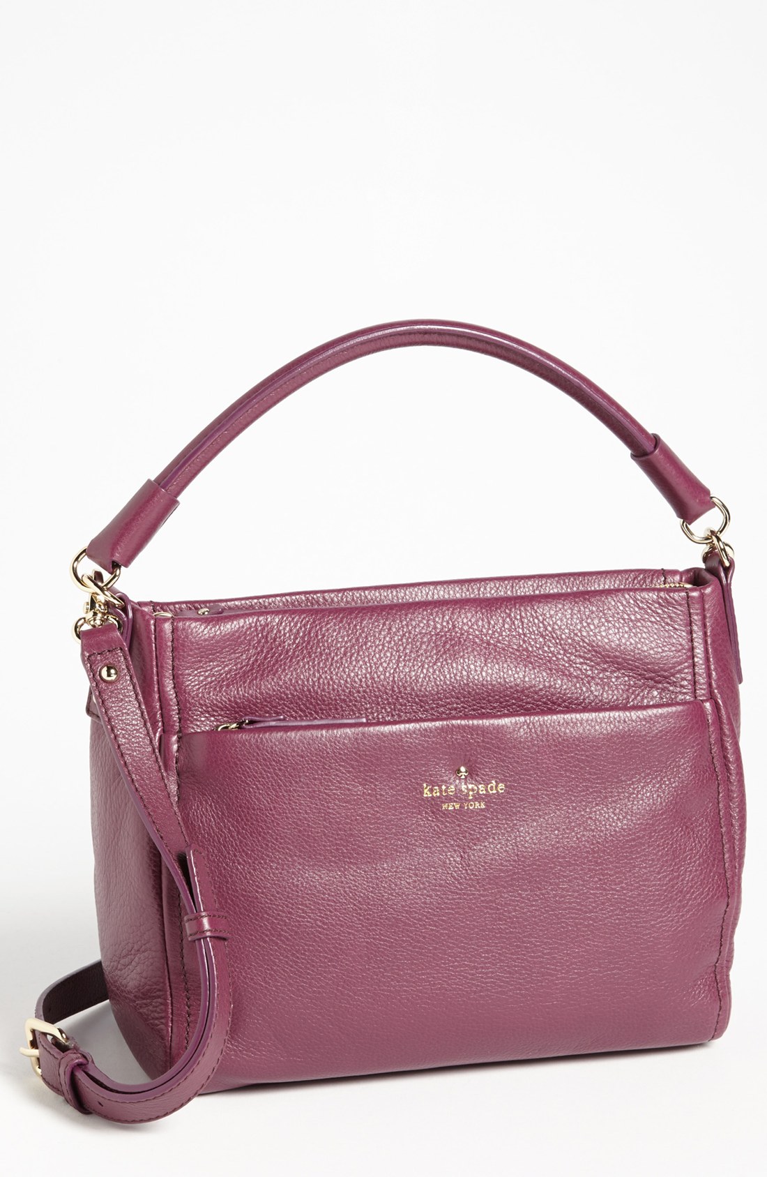Kate Spade Cobble Hill Little Curtis Leather Crossbody Bag in Purple