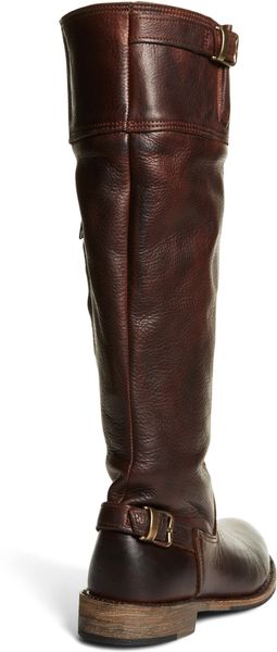 flat long boot