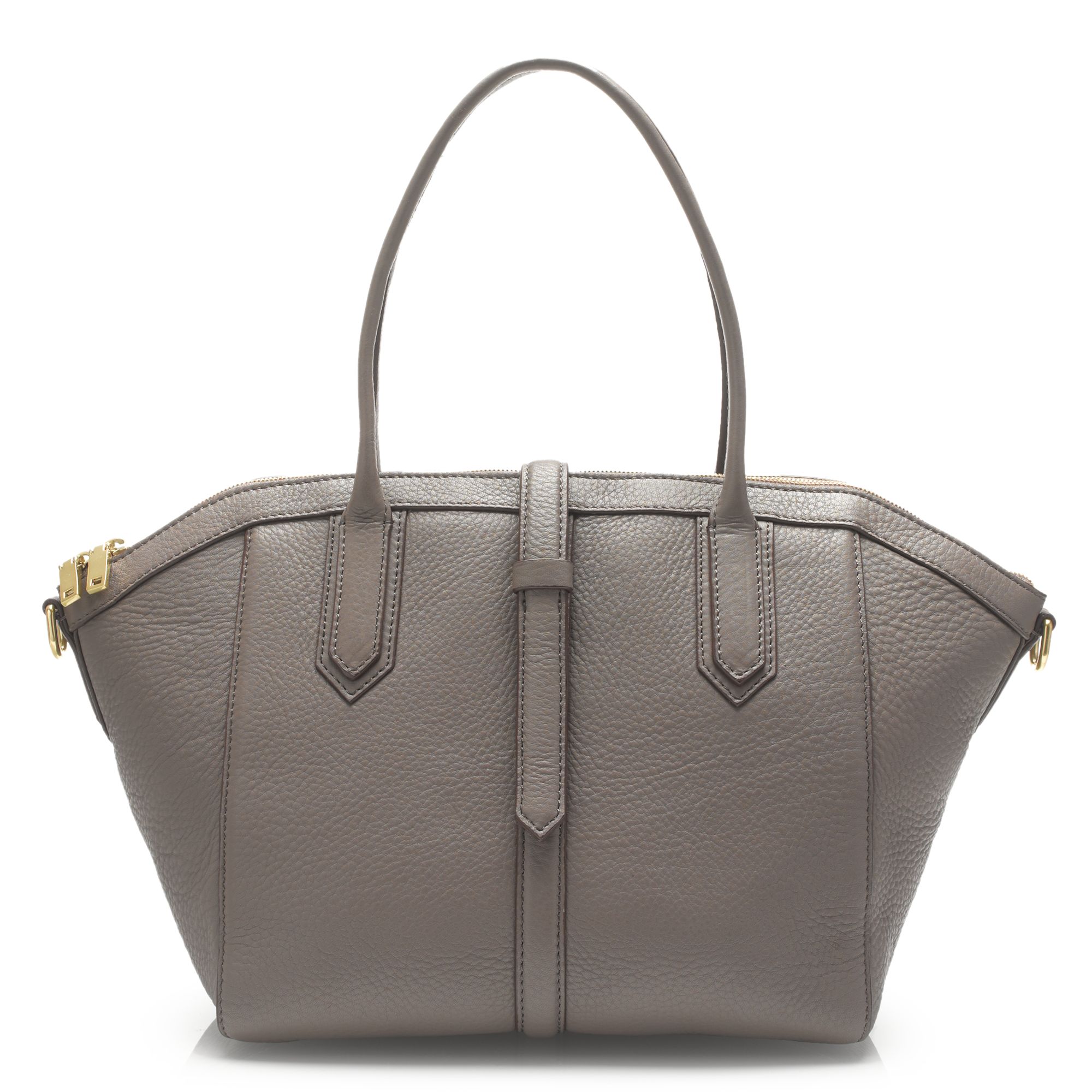 J.crew Tartine Satchel in Pebbled Leather in Silver (vintage pewter) Lyst