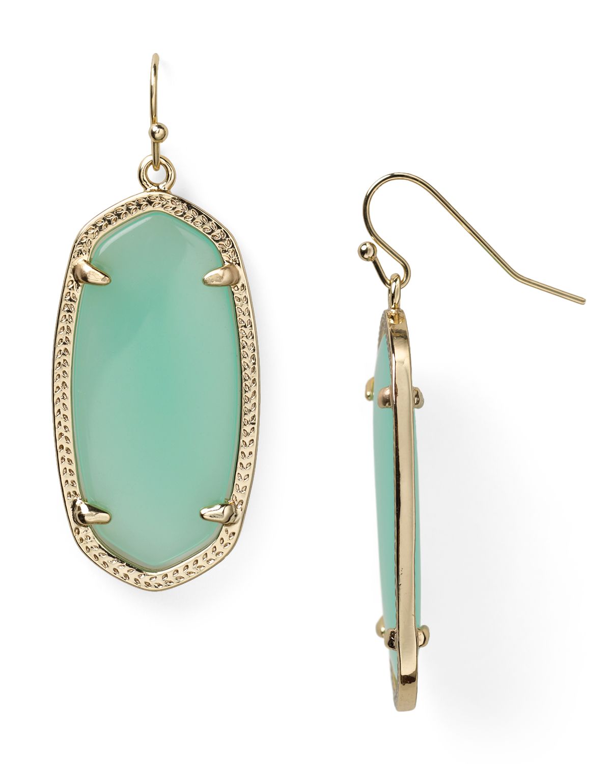 Kendra Scott Elle Earrings in Green Lyst