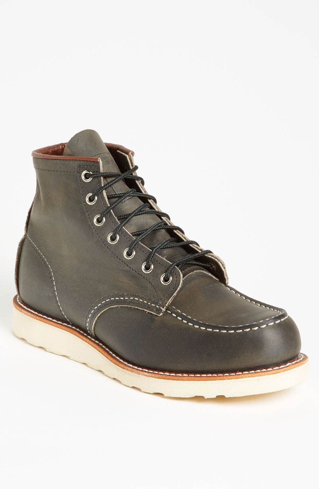 red wing moc toe charcoal