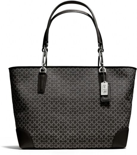 coach fabric tote