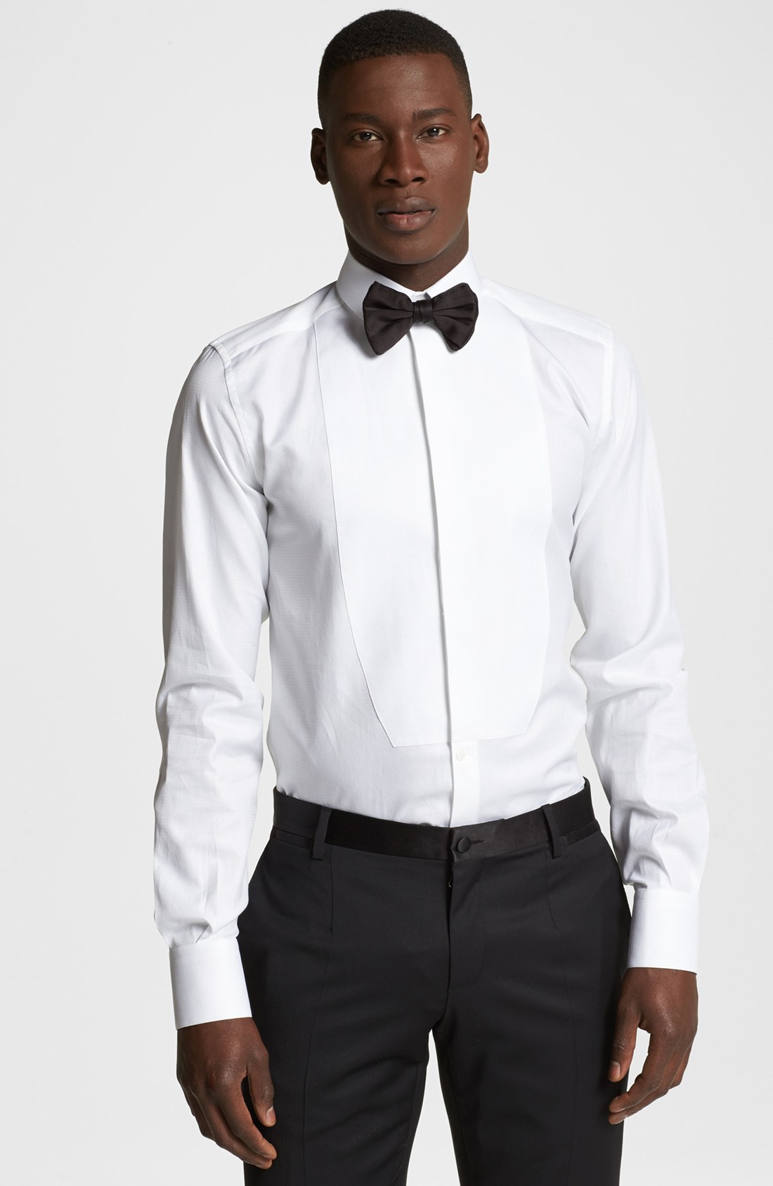 Dolce & Gabbana Tuxedo Dress Shirt in White for Men | Lyst