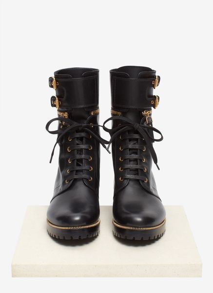 sergio rossi combat boots
