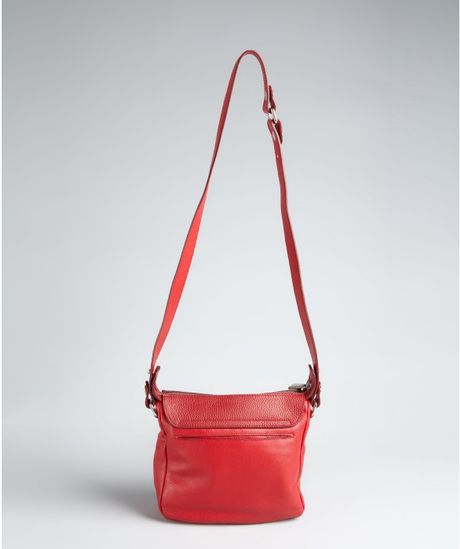 cherry red crossbody bag