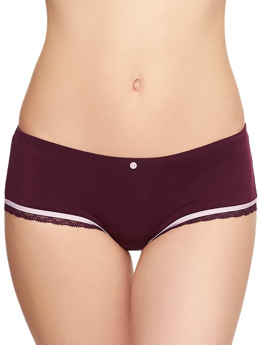 Gap Contrast Band Modal Girl Panties in Purple (secret plum) Lyst