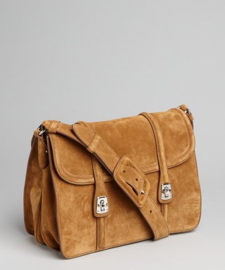 miu miu tan leather bag