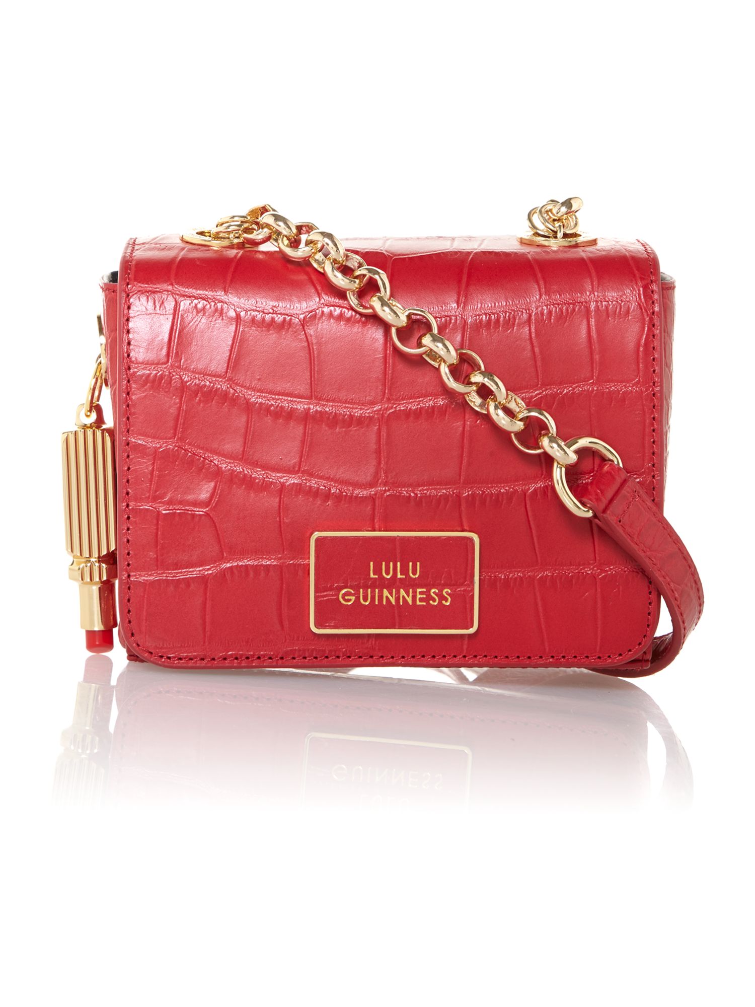 lulu guinness red bag