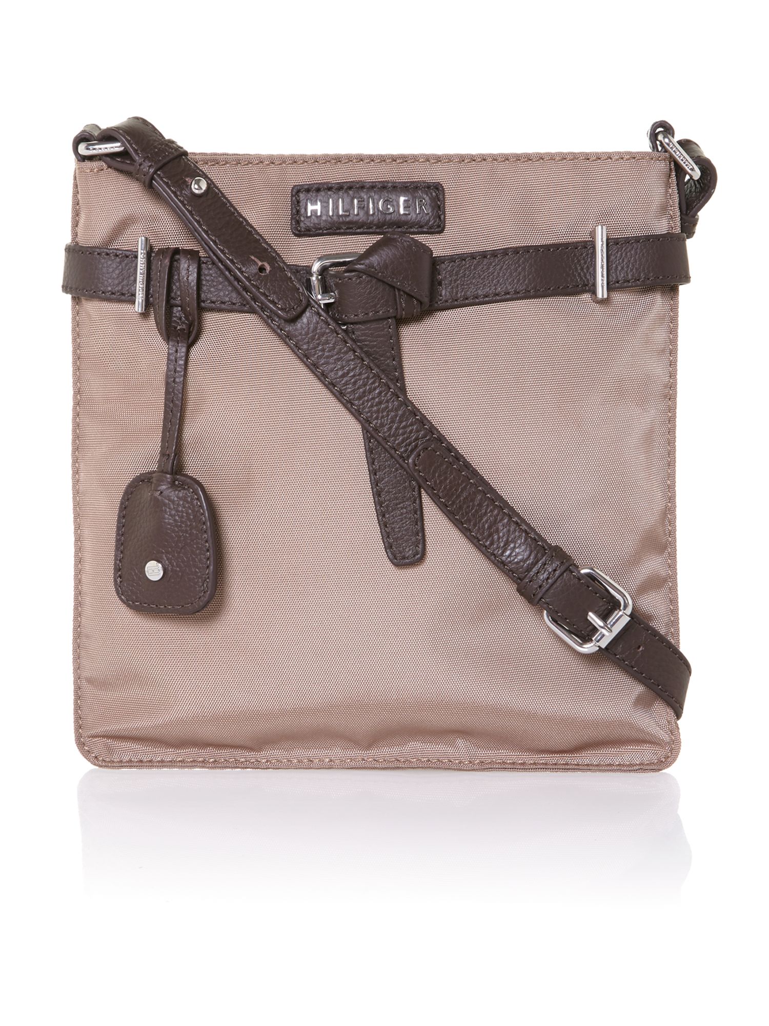 Tommy Hilfiger Issie Nylon Brown Cross Body Bag in Brown for Men Lyst