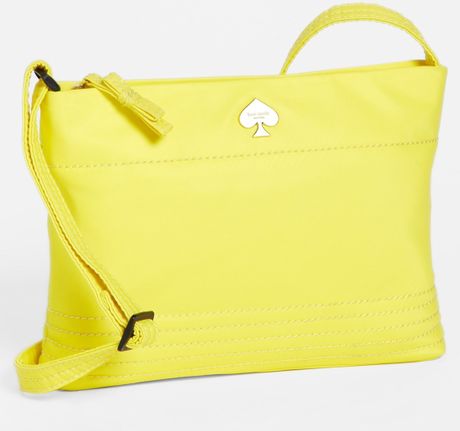 Kate Spade Flatiron Cammy Crossbody Bag Small in Yellow (Nyc Citron)