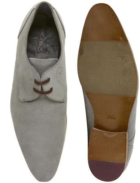 ted baker grey suede shoes