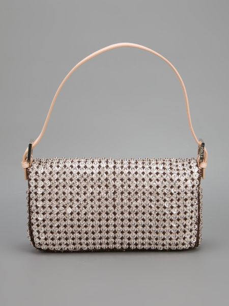 pink baguette bag