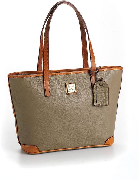 dooney leather tote