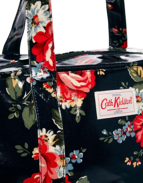 cath kidston black and white floral bag