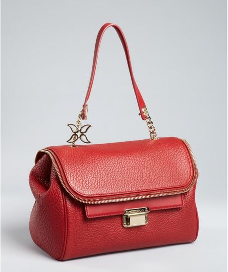 jimmy choo red purse