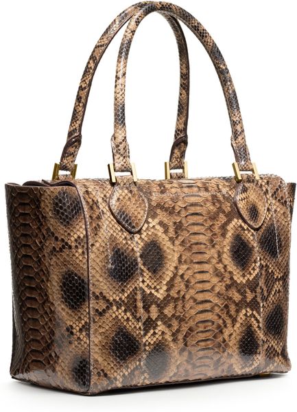 michael kors python tote