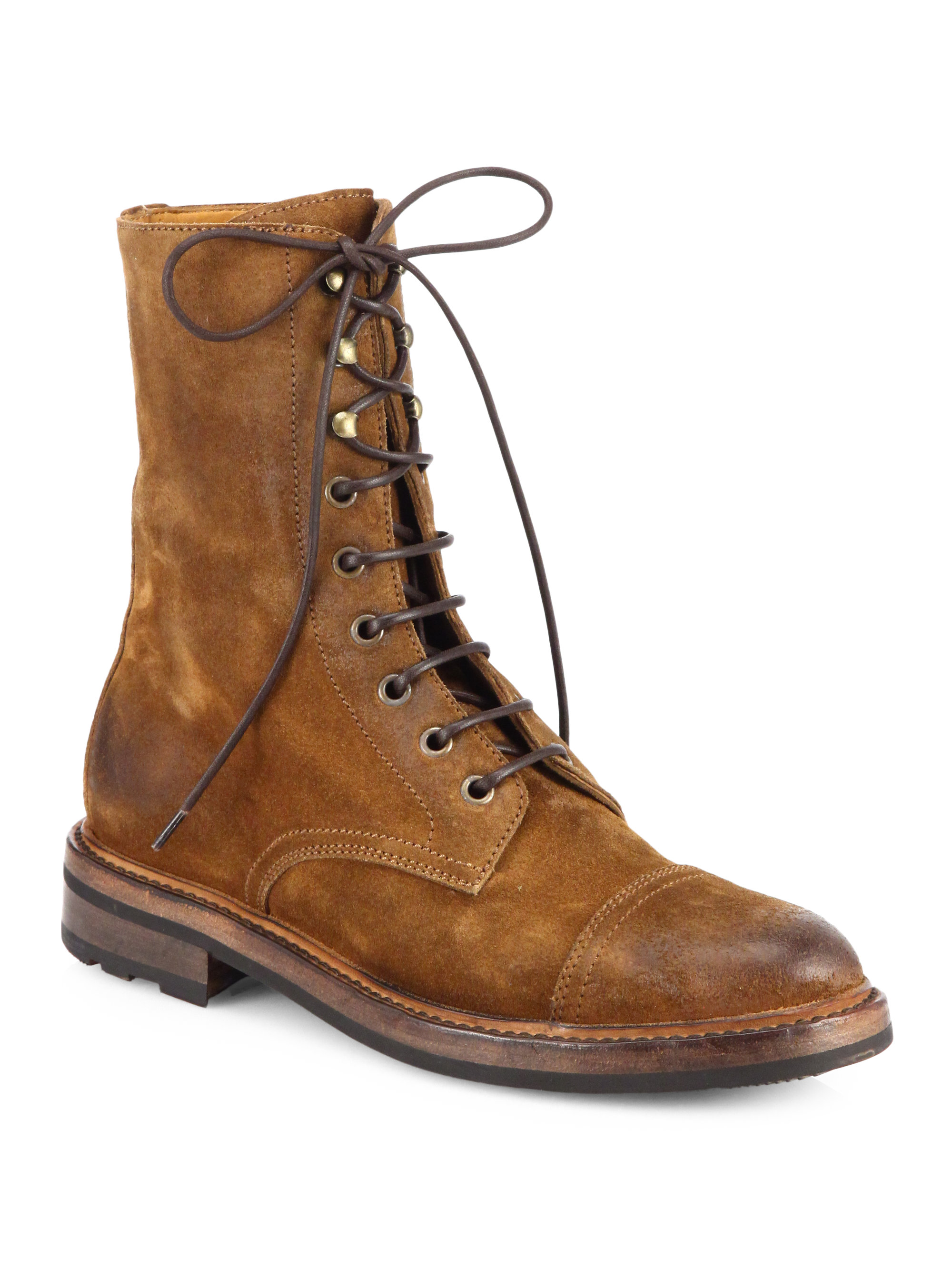 ralph lauren boots brown