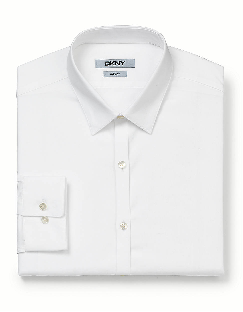 Dkny Slim Fit Dress Shirt in White for Men Lyst