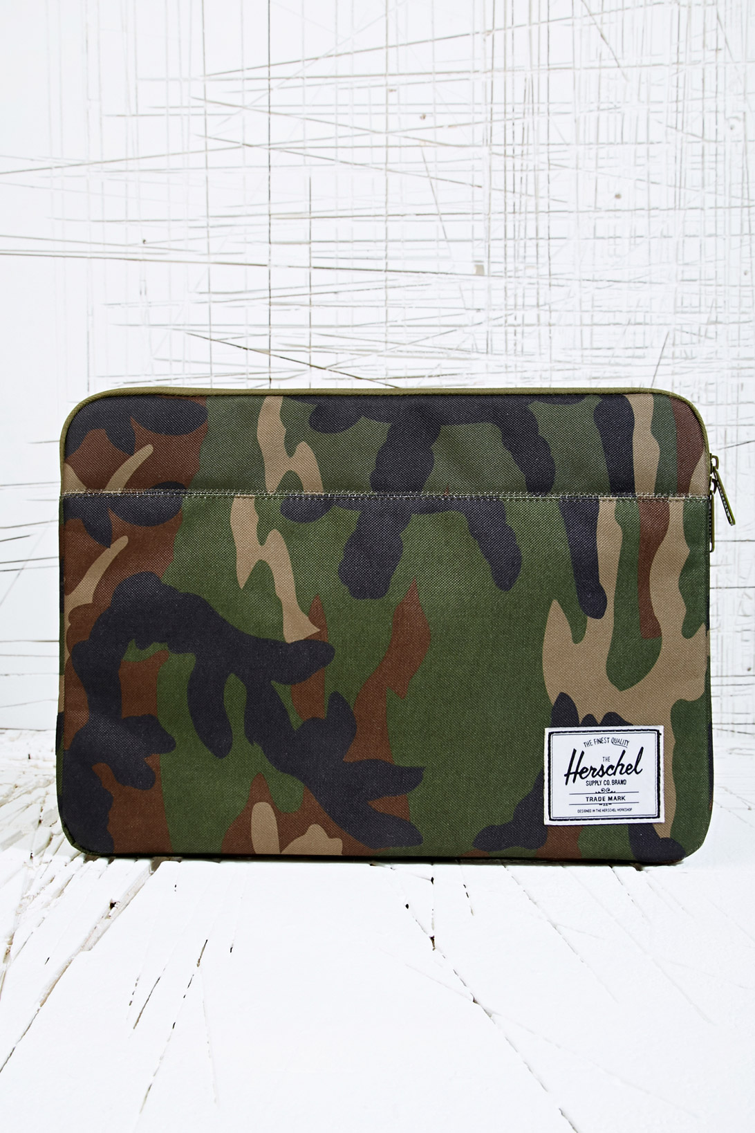 Herschel Supply Co. 15 Inch Camo Laptop Case in Green for Men (Moss) Lyst