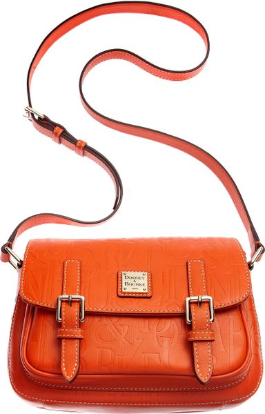 dooney and bourke orange crossbody