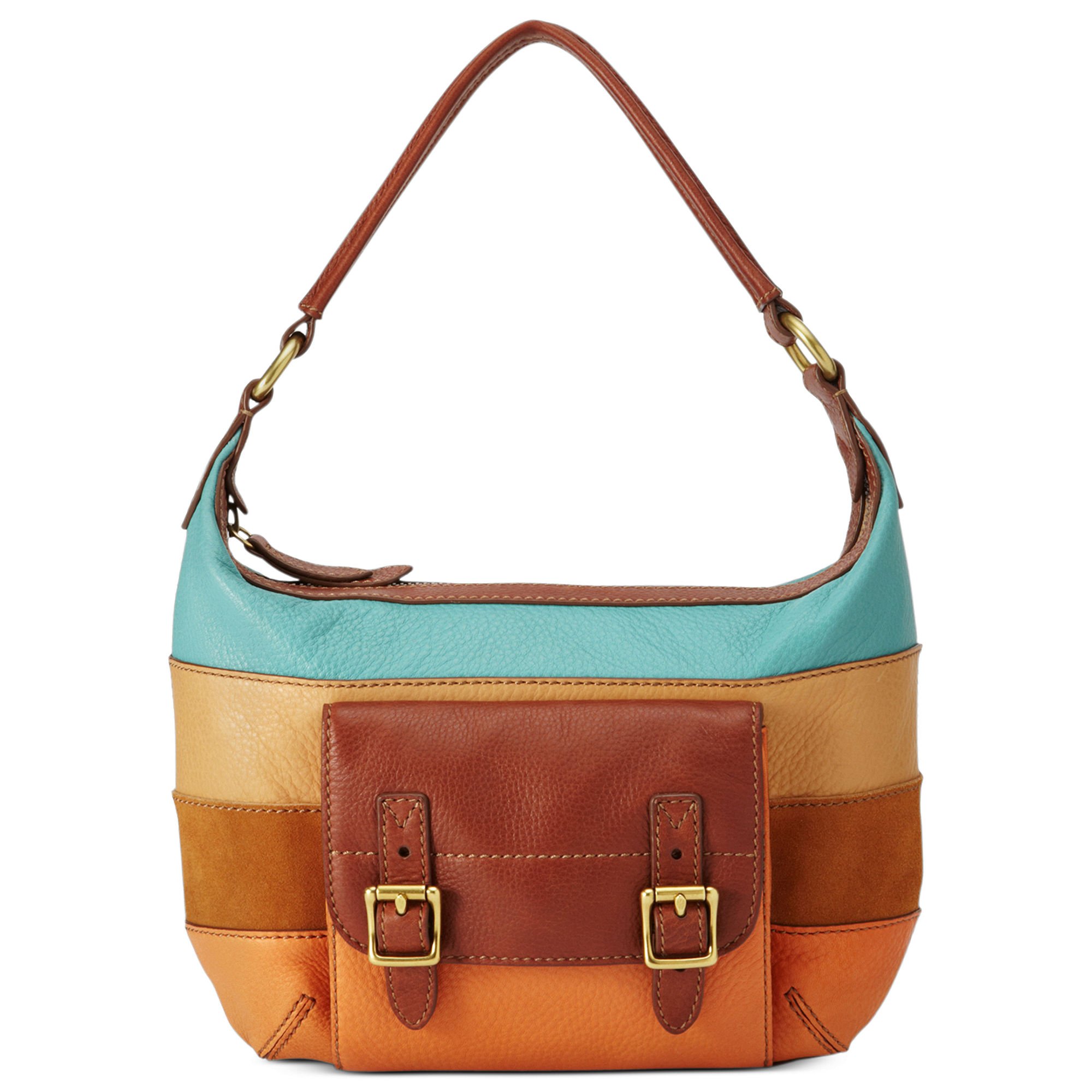 fossil multicolor handbag