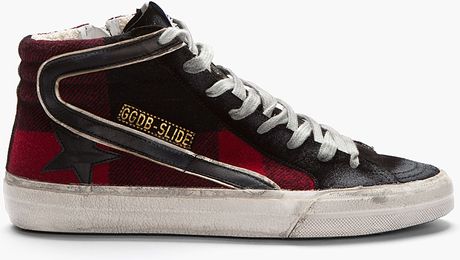 golden goose slide red