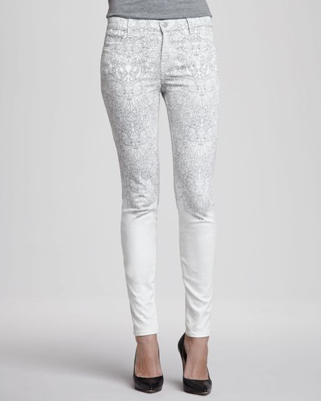 J Brand Denim Printed Skinny Jeans 8 Of This Season S Best | j brand midrise printed skinny jeans in blue camelot J Brand Denim Printed Skinny Jeans 8 Of This Season S Best | j brand midrise printed skinny jeans in blue camelot