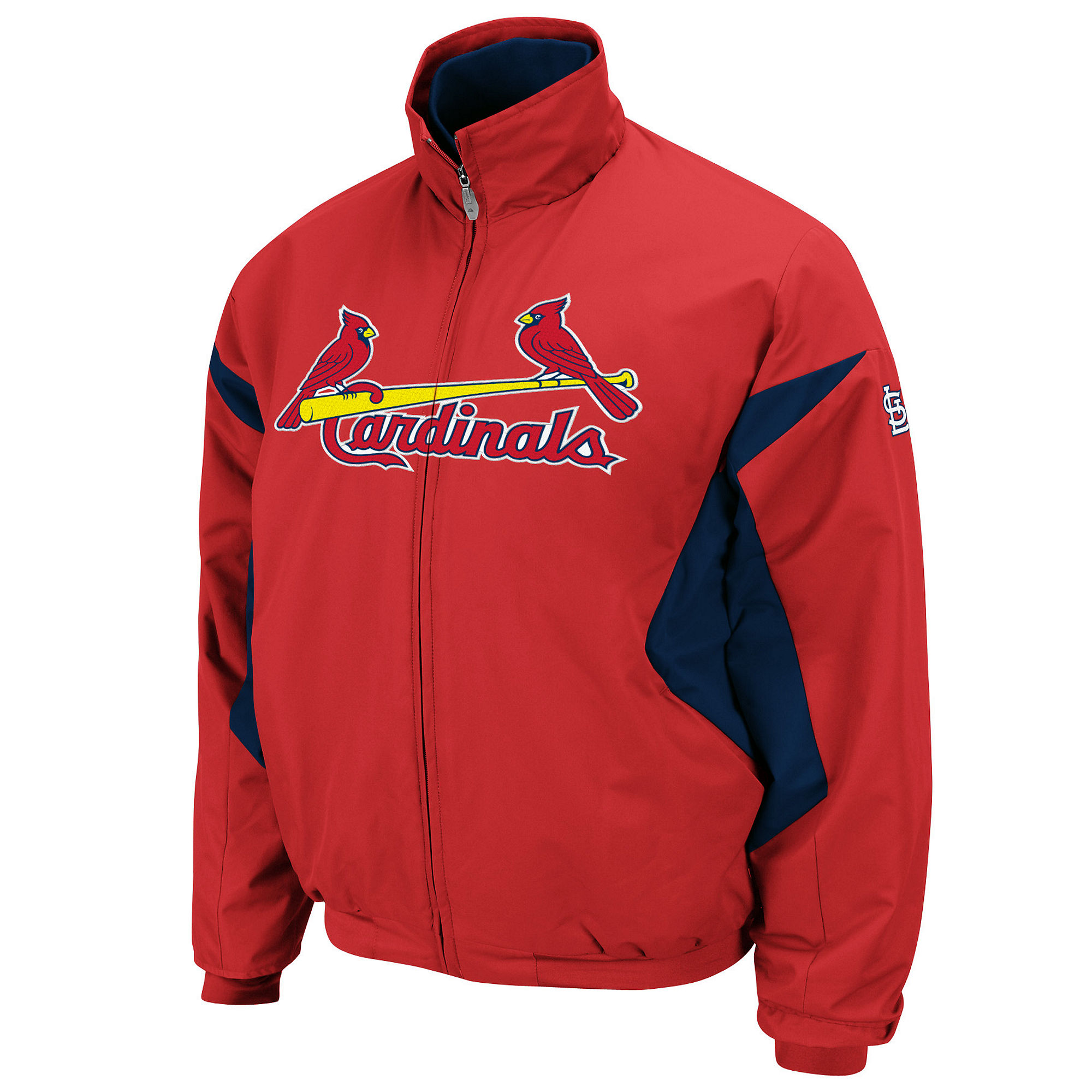Majestic St Louis Cardinals Triple Peak Premier Therma Base Jacket in Red for Men | Lyst