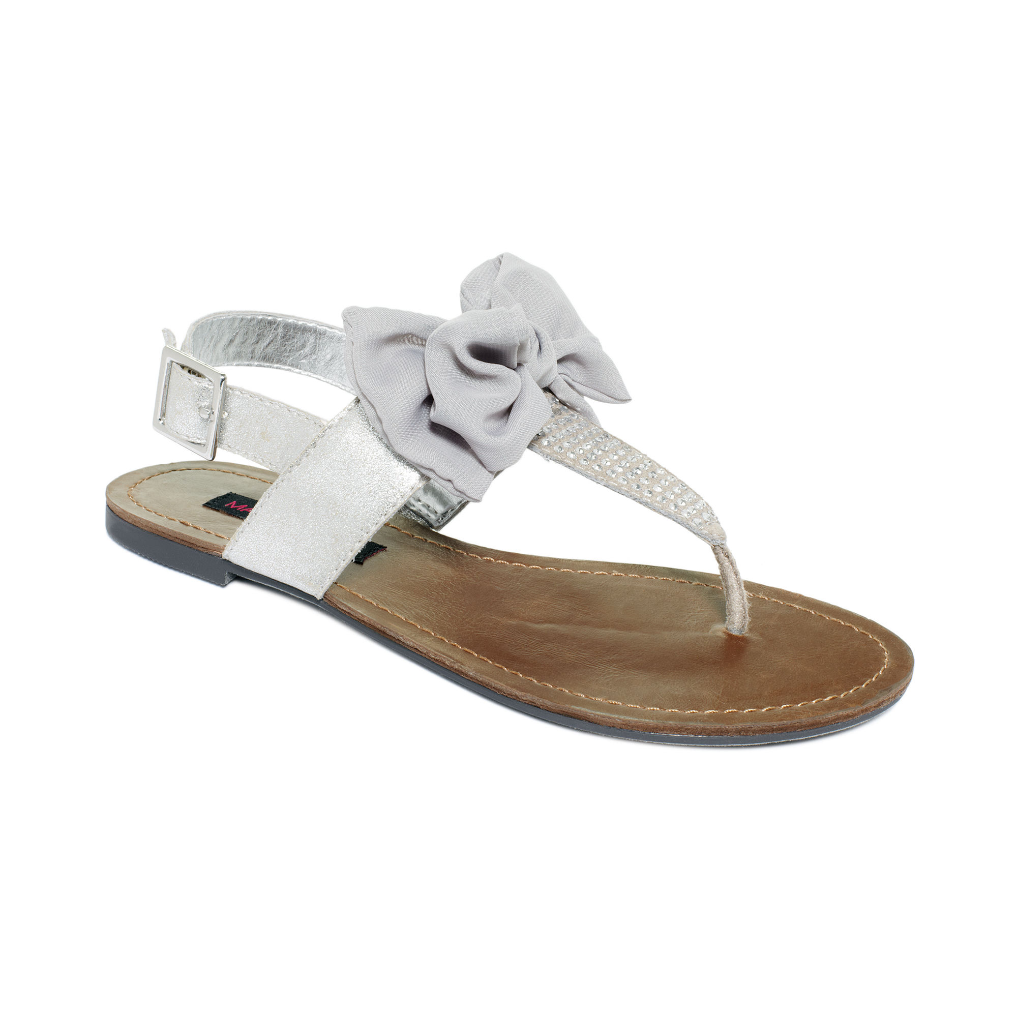 dark grey flat sandals