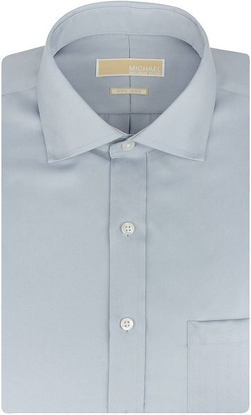 Michael Michael Kors Noniron Dress Shirt in Gray for Men (Grey)
