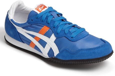 onitsuka tiger serrano white blue