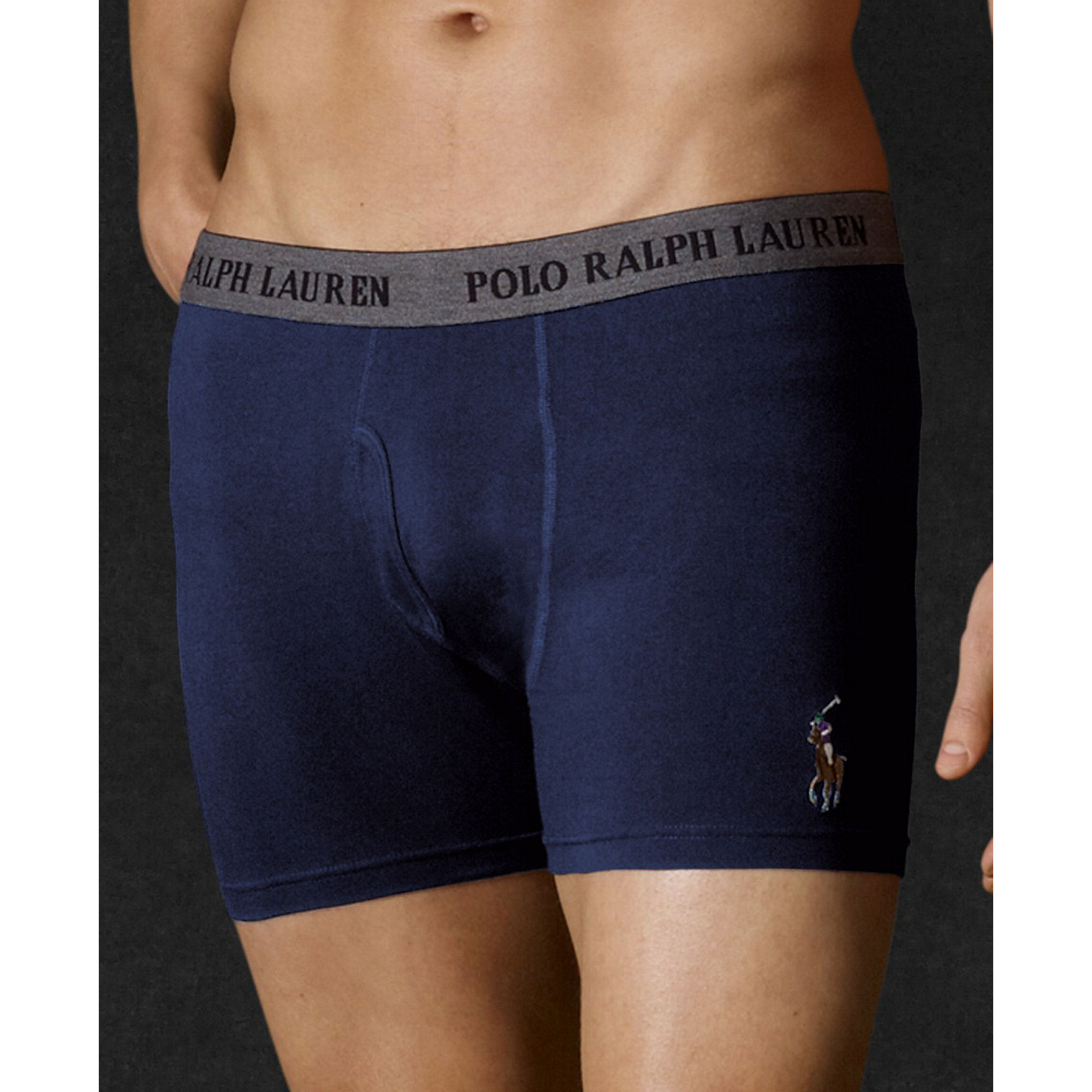 Ralph Lauren Stretch Cotton Jersey Boxer Brief in Multicolor for Men