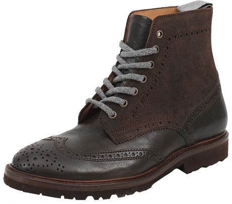 wingtip brunello cucinelli ankle boot mens