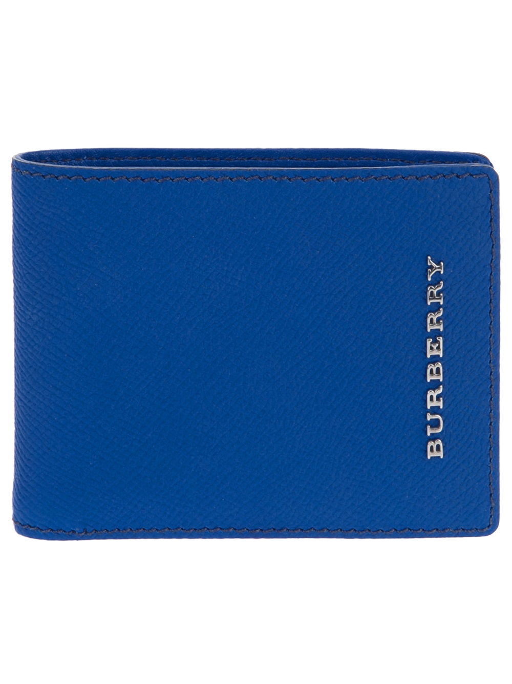 Burberry Branded Bifold Wallet in Blue for Men Lyst