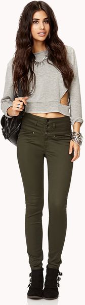 forever 21 green pants