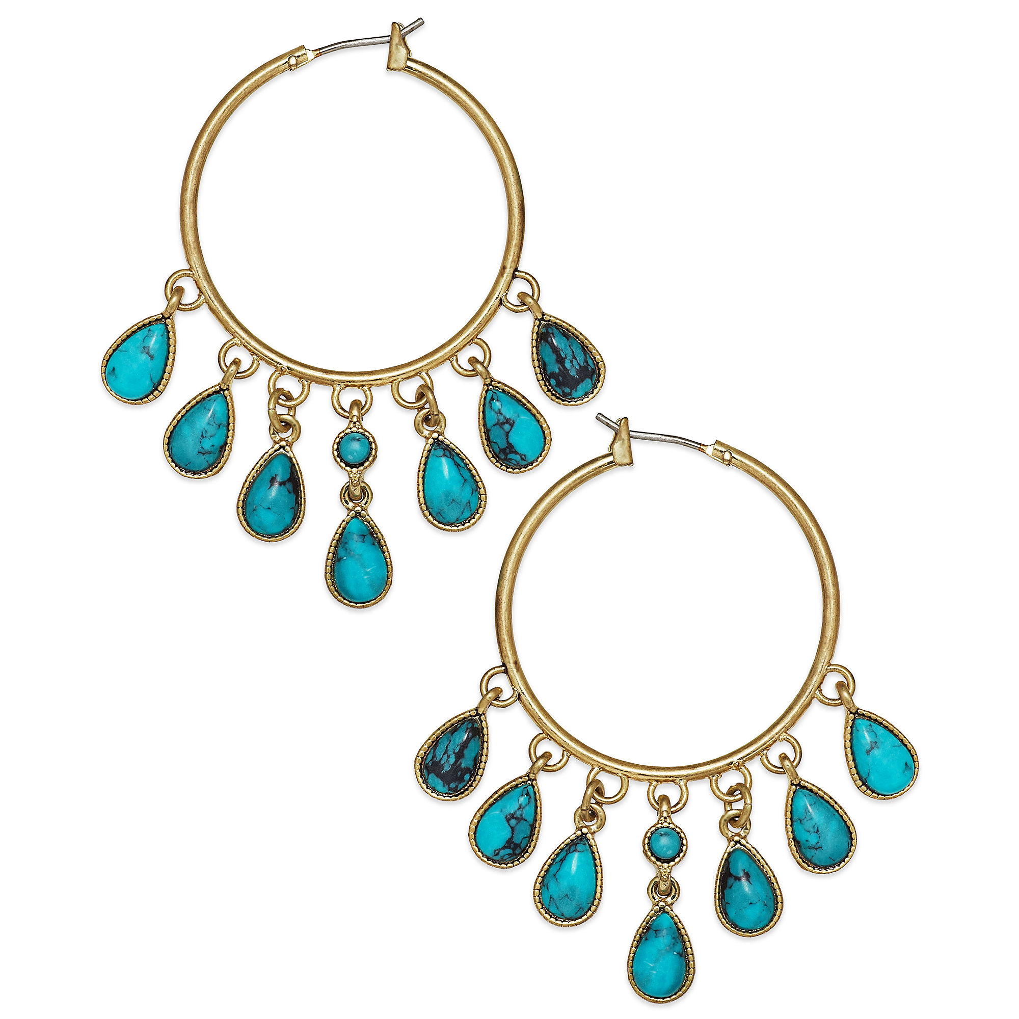 Lauren By Ralph Lauren GoldTone Reconstituted Turquoise