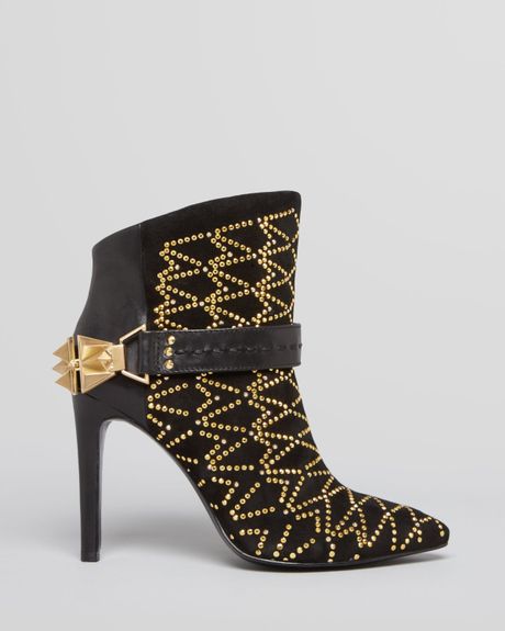 pointed toe bootie heels