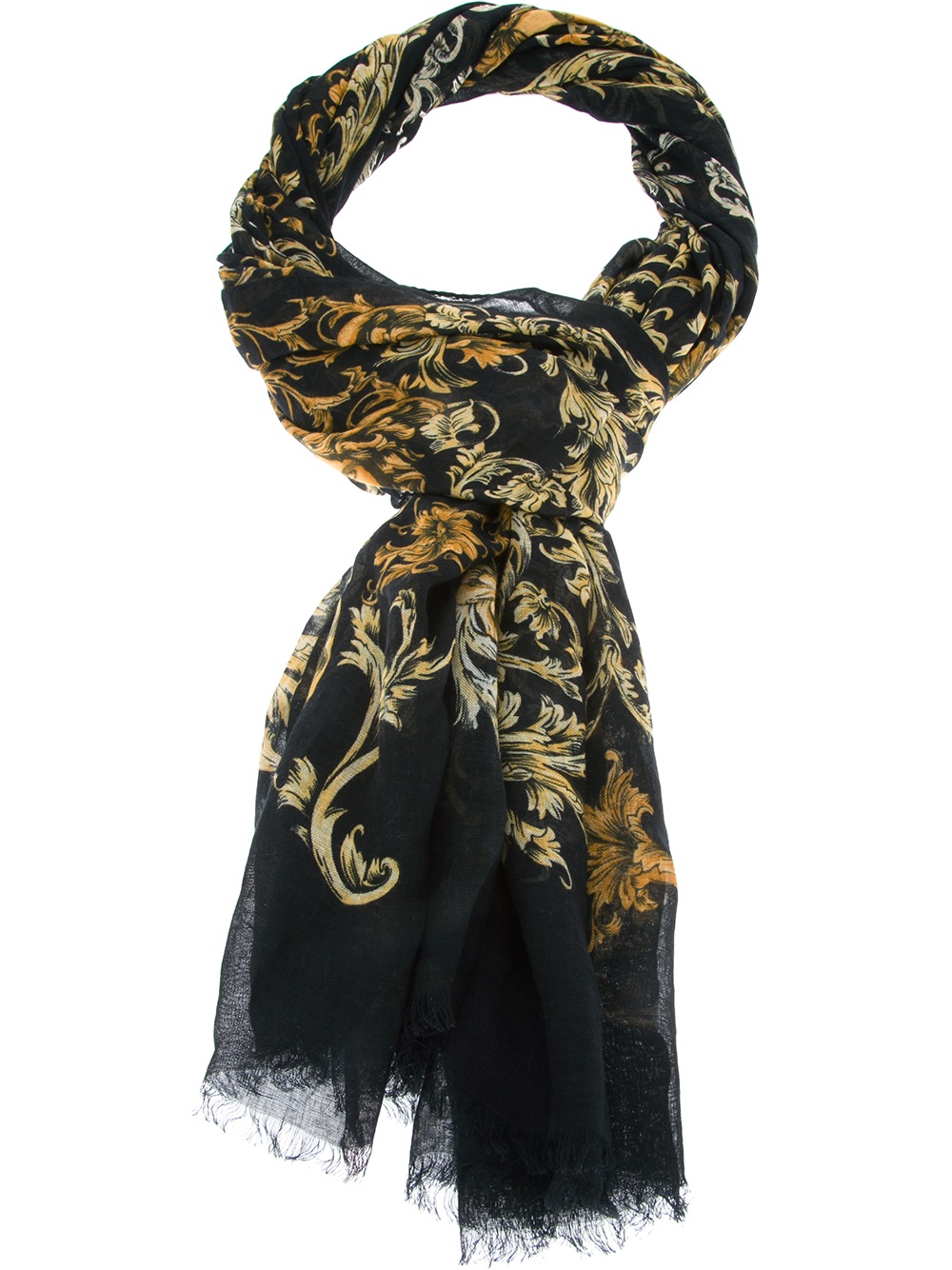 versace scarf sleeve dress