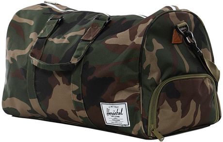 Herschel Supply Co. Novel Duffle Bag in Green for Men (woodland camo/woodland camo) | Lyst