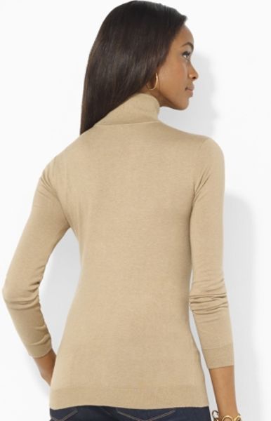 tan turtleneck