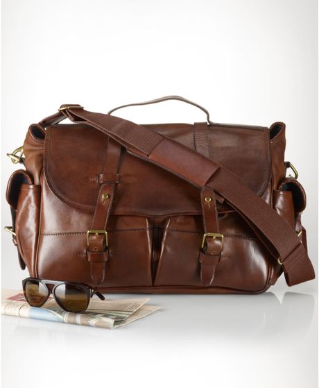 ralph lauren men's messenger bag