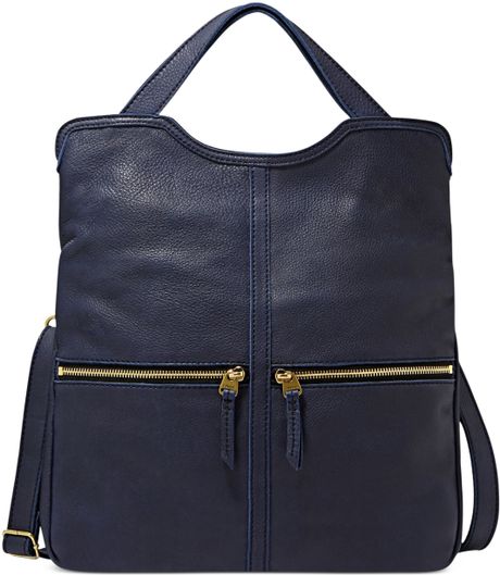 Fossil Erin Tote in Blue (NAVY) Fossil Erin Tote in Blue (NAVY)