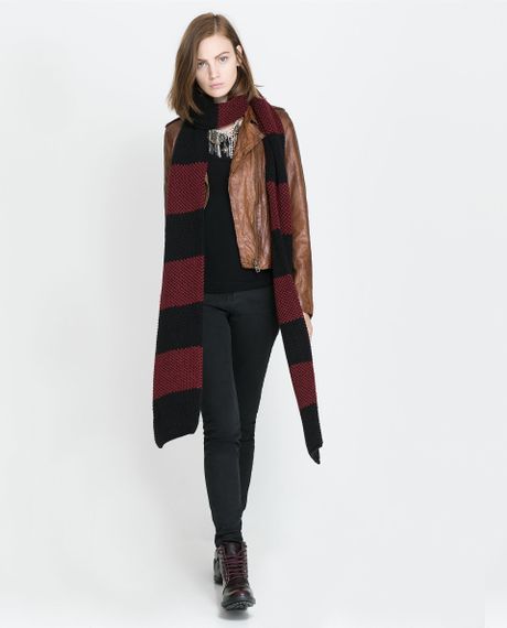Zara Leather Jacket in Brown (whisky)