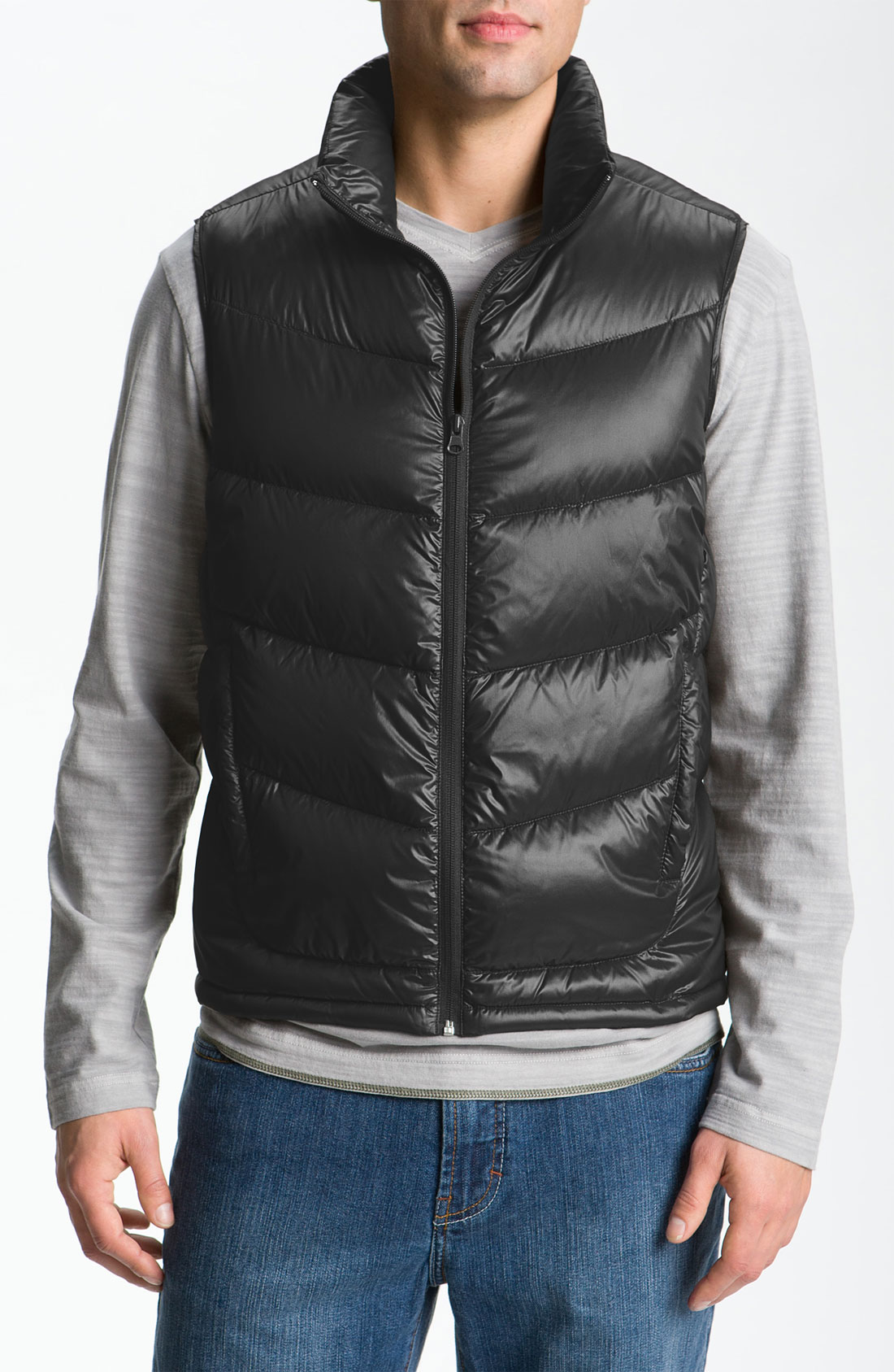 Bernardo Packable Quilted Packable Down Vest in Black for Men Lyst
