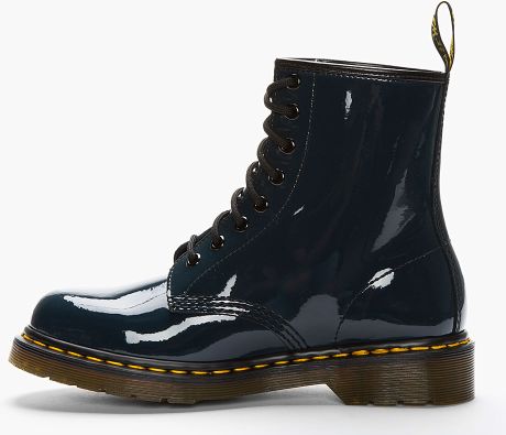 navy dr martens boots